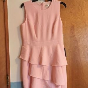 ELIZA J LIGHT PINK DRESS, NEW w/ tags